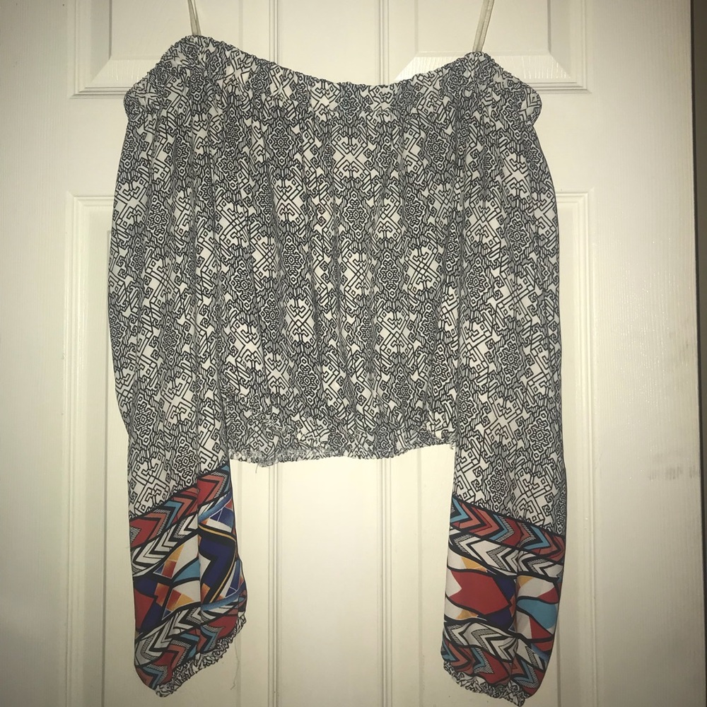 Mustard Seed Off the Shoulder Blouse